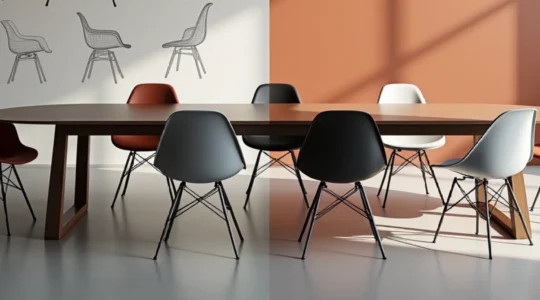 chaises design et salle à manger